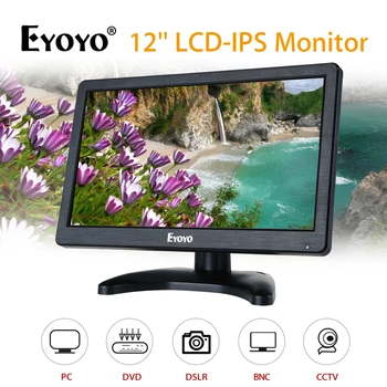 Eyoyo 12" FHD 1920x1080 IPS LCD Screen Security PC Monitor With HDMI VGA BNC USB Video Display for Computer Camera DVD CCTV DVR
Eyoyo 12" FHD 1920x1080 IPS LCD Screen Security PC Monitor With HDMI VGA BNC USB Video Display for Computer Camera DVD CCTV DVR