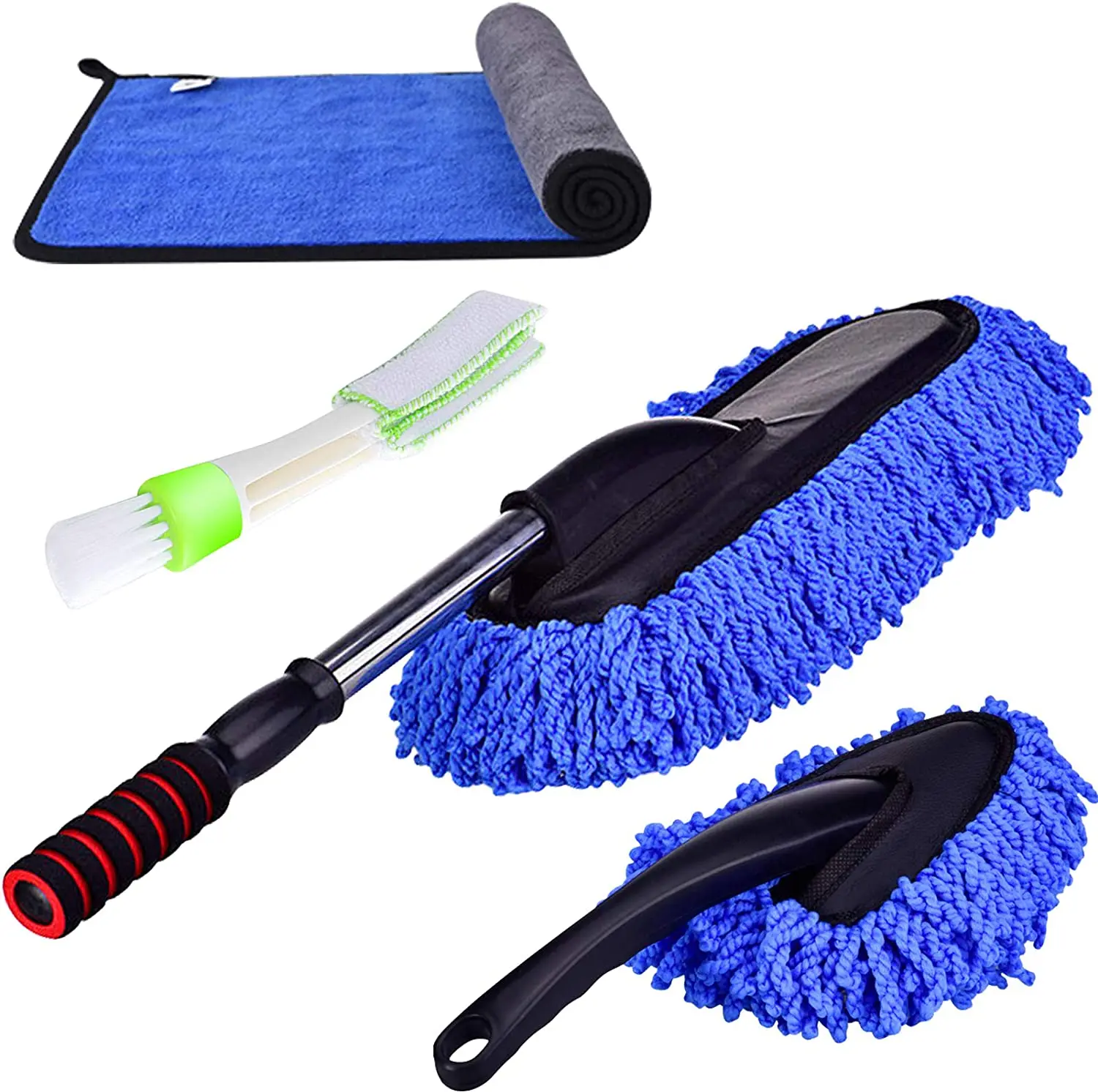 4p Set Car Duster Brushes Set Car Dusters with Dirt Cleaning Brush Auto Dash Towel Multipurpose Exterior Interior Dusting Tools
4p Set Car Duster Brushes Set Car Dusters with Dirt Cleaning Brush Auto Dash Towel Multipurpose Exterior Interior Dusting Tools