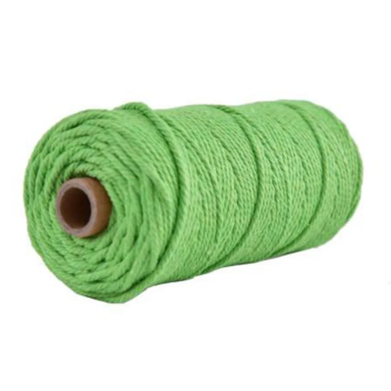 100m 100% Natural Cotton String Twisted Cord Color Craft Macrame Artisan 3mm Brand New And High Quality
100m 100% Natural Cotton String Twisted Cord Color Craft Macrame Artisan 3mm Brand New And High Quality