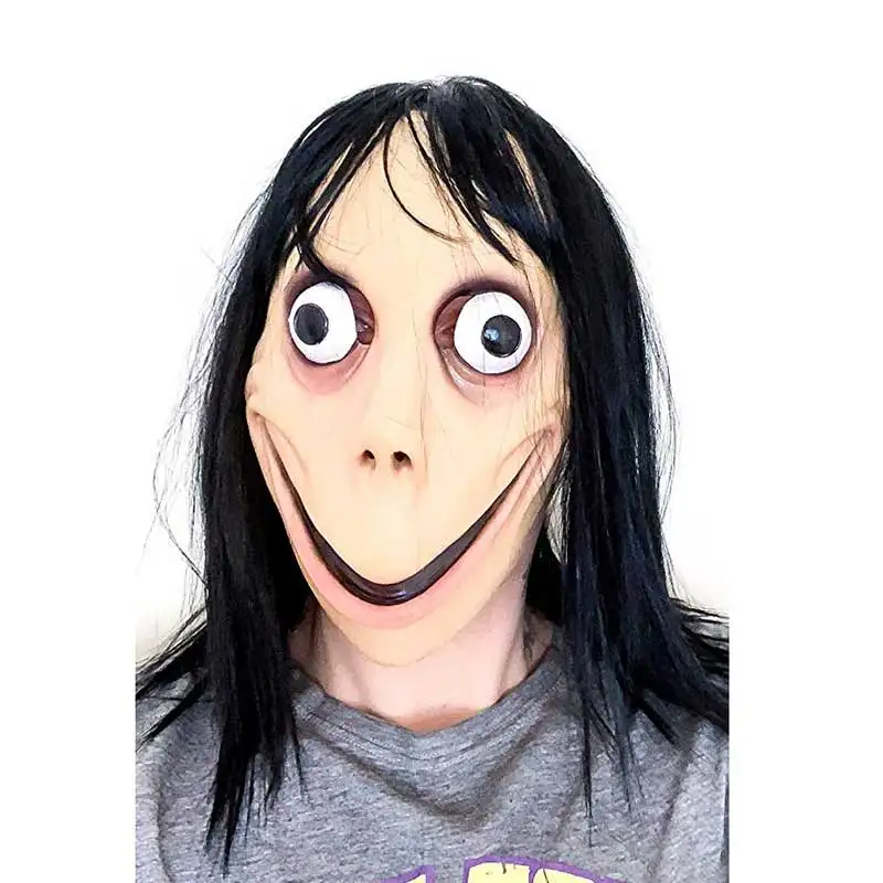 Scary Momo Mask Halloween Horror Latex Masks Big Eye With Long Wig Female Ghost Masquerade Party Decor Cosplay Costume Props
Scary Momo Mask Halloween Horror Latex Masks Big Eye With Long Wig Female Ghost Masquerade Party Decor Cosplay Costume Props