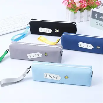 Large Capacity Simple Pencil Case Korean Creative Text Portable Canvas Pencil Bag Stationery Storage Bag
Large Capacity Simple Pencil Case Korean Creative Text Portable Canvas Pencil Bag Stationery Storage Bag