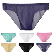 Men's Underwear One-piece Seamless Ultra-thin Transparent Ice Silk Men's Briefs Low Waist Sexy Shorts Men Elastic Underpants
Men's Underwear One-piece Seamless Ultra-thin Transparent Ice Silk Men's Briefs Low Waist Sexy Shorts Men Elastic Underpants
