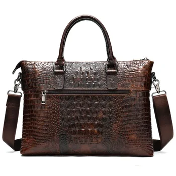 New Luxury Alligator Cow Genuine Leather Business Men's Briefcase Real Leather Shoulder Bag Men Messenger Laptop Computer Bag
New Luxury Alligator Cow Genuine Leather Business Men's Briefcase Real Leather Shoulder Bag Men Messenger Laptop Computer Bag