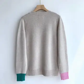 100% Cashmere Autumn Winter Women Sweater Tops Long Sleeve V-neck Loose New Fashion Knitwear Pull 
100% Cashmere Autumn Winter Women Sweater Tops Long Sleeve V-neck Loose New Fashion Knitwear Pull