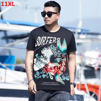 9XL round neck short sleeve summer loose casual men's black printed spring and summer t shirt tide 300 pounds 11XL 10XL T-shirt
9XL round neck short sleeve summer loose casual men's black printed spring and summer t shirt tide 300 pounds 11XL 10XL T-shirt
