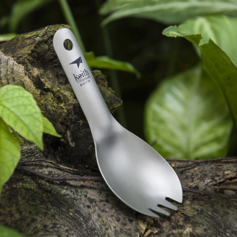 Keith Short Handle Spoon Fork Camping Cutlery Outdoor Titanium Tableware Eco-friendly Bacteriostatic Flatware 140mm Ti5312
Keith Short Handle Spoon Fork Camping Cutlery Outdoor Titanium Tableware Eco-friendly Bacteriostatic Flatware 140mm Ti5312