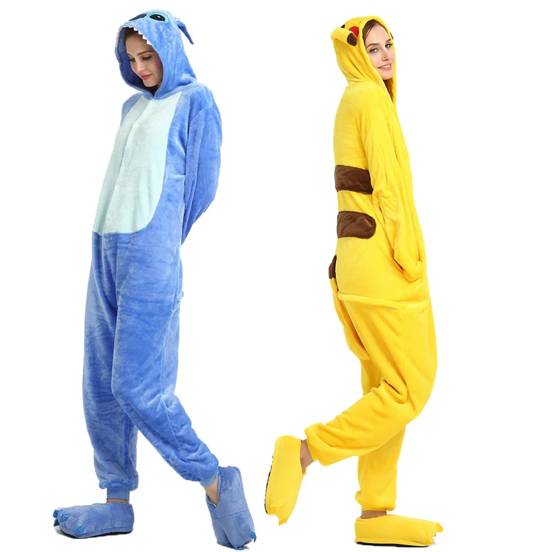 Adult Unicorn Pikachu Kigurumi Onesies Flannel Pajamas Family Party Halloween Animal Stitch Pijamas
Adult Unicorn Pikachu Kigurumi Onesies Flannel Pajamas Family Party Halloween Animal Stitch Pijamas
