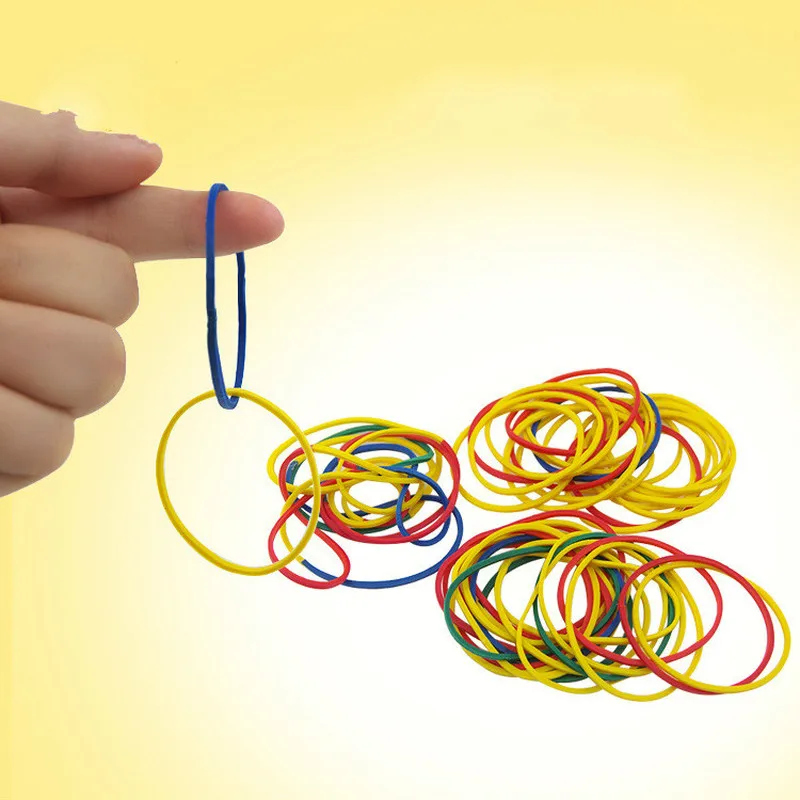 100pcs Elastic Assorted Braiding Bands Magic Trick Elastic Rubber Band Multicolor Magicprop Color Rubber Band Easy Funny Toys
100pcs Elastic Assorted Braiding Bands Magic Trick Elastic Rubber Band Multicolor Magicprop Color Rubber Band Easy Funny Toys