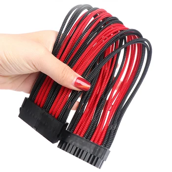 PC Module Power Extension Cable 24pin motherboard graphics card 6+2pin CPU4+4pin 18AWG
PC Module Power Extension Cable 24pin motherboard graphics card 6+2pin CPU4+4pin 18AWG