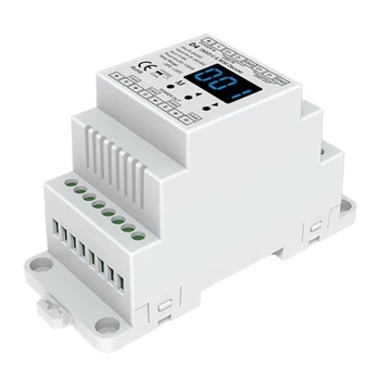 Din rail mounted 4CH PWM constant voltage DMX RDM decoder D4 DC12V 24V DMX512 LED Controller for RGB RGBW LED Tape lamp
Din rail mounted 4CH PWM constant voltage DMX RDM decoder D4 DC12V 24V DMX512 LED Controller for RGB RGBW LED Tape lamp