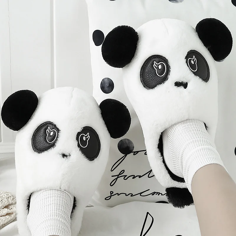 Women Fur Slippers Home Large Size 43-45 Suede Cute Flat Slippers Woman PVC Panda Pattern Winter Slippers Women
Women Fur Slippers Home Large Size 43-45 Suede Cute Flat Slippers Woman PVC Panda Pattern Winter Slippers Women