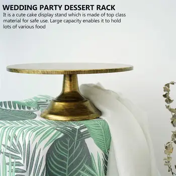 1Pc Iron Art Cake Stand Pastry Dessert Tray Cake Display Stand For Wedding Party Birthday Party Baptism Bridal Shower
1Pc Iron Art Cake Stand Pastry Dessert Tray Cake Display Stand For Wedding Party Birthday Party Baptism Bridal Shower