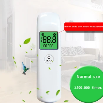 Infrared Thermometer No-contact Digital Thermometers for Forehead Measurement Temperature Meter Fevers Alarm CLH@8
Infrared Thermometer No-contact Digital Thermometers for Forehead Measurement Temperature Meter Fevers Alarm CLH@8
