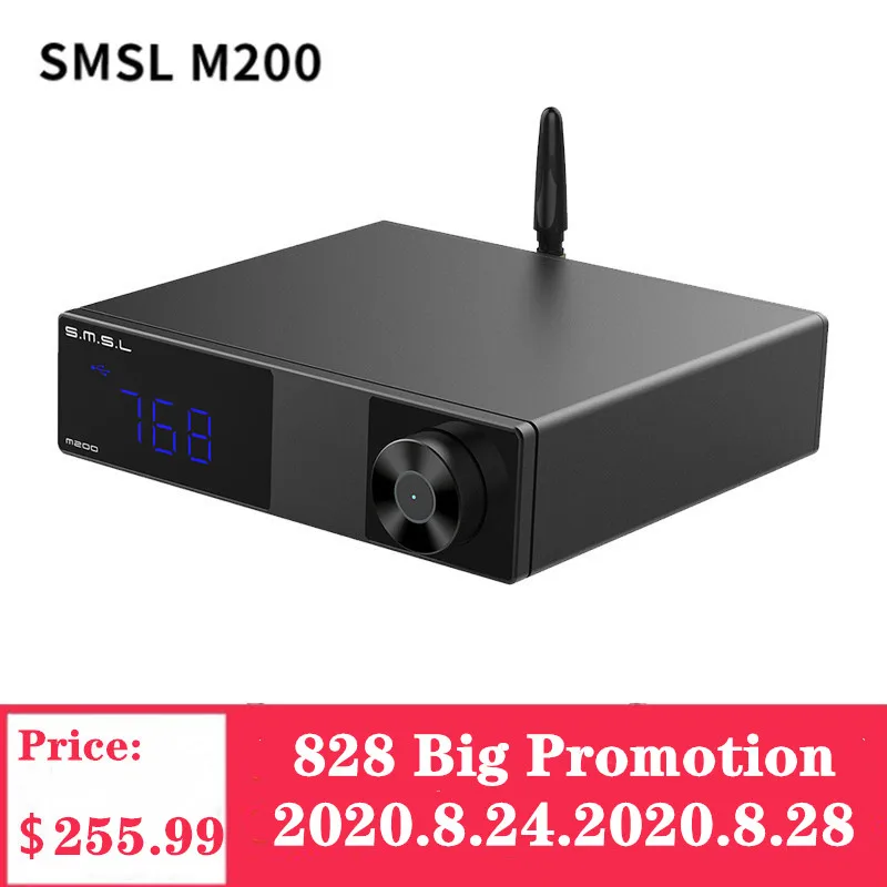 SMSL M200 Audio Decoder Wireless High-res Bluetooth 5.0 DAC AK4497EQ Support LDAC 32-bit 768 KHz DSD512 Digital Usb Decoder
SMSL M200 Audio Decoder Wireless High-res Bluetooth 5.0 DAC AK4497EQ Support LDAC 32-bit 768 KHz DSD512 Digital Usb Decoder