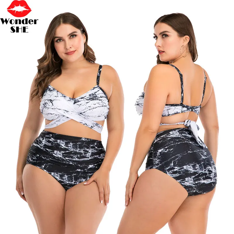 2020 New Bikinis Women Swimsuit High Waist Bathing Suit Plus Size Swimwear wrapped bikini back tie beachwear
2020 New Bikinis Women Swimsuit High Waist Bathing Suit Plus Size Swimwear wrapped bikini back tie beachwear