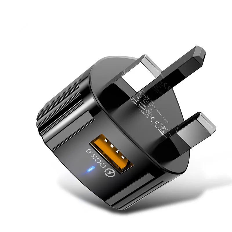 LED Instruction QC3.0 Mobile Quick Charge Charger Single USB Travel Charging Adapter For iPhone Samsung Xiaomi Huawei
LED Instruction QC3.0 Mobile Quick Charge Charger Single USB Travel Charging Adapter For iPhone Samsung Xiaomi Huawei