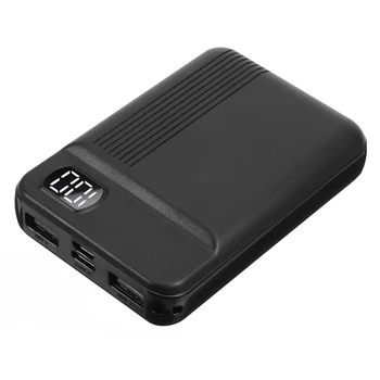 Portable 10000MAH DIY Kits Micro/ type-c double input: 5V/2A LED Dual 2 USB Power Bank Case Charger Box Bank Parts Accessories
Portable 10000MAH DIY Kits Micro/ type-c double input: 5V/2A LED Dual 2 USB Power Bank Case Charger Box Bank Parts Accessories