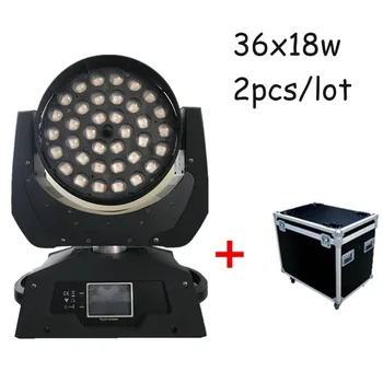 2pcs+flight case LED Lyre Sharpy 36x18w Zoom Moving Head Light LED Wash Light RGBWA UV 6IN1 DMX512 Disco Party Show Stage Light
2pcs+flight case LED Lyre Sharpy 36x18w Zoom Moving Head Light LED Wash Light RGBWA UV 6IN1 DMX512 Disco Party Show Stage Light