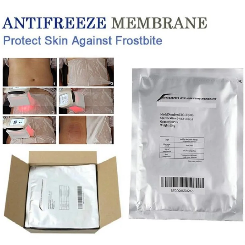 

2021 New Antifreeze Membrane 34*42/30*27/22*24CM Antifreezing Membrane Anti-freezing Membrane Pad for Fat Freezing Machine