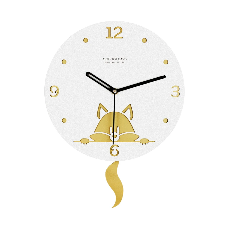 Cute Wall Clock Large Pendulum Clock Wall Hanging Living Room Children's Bedroom Creative Silent Students Duvar Saatleri FZ206
Cute Wall Clock Large Pendulum Clock Wall Hanging Living Room Children's Bedroom Creative Silent Students Duvar Saatleri FZ206