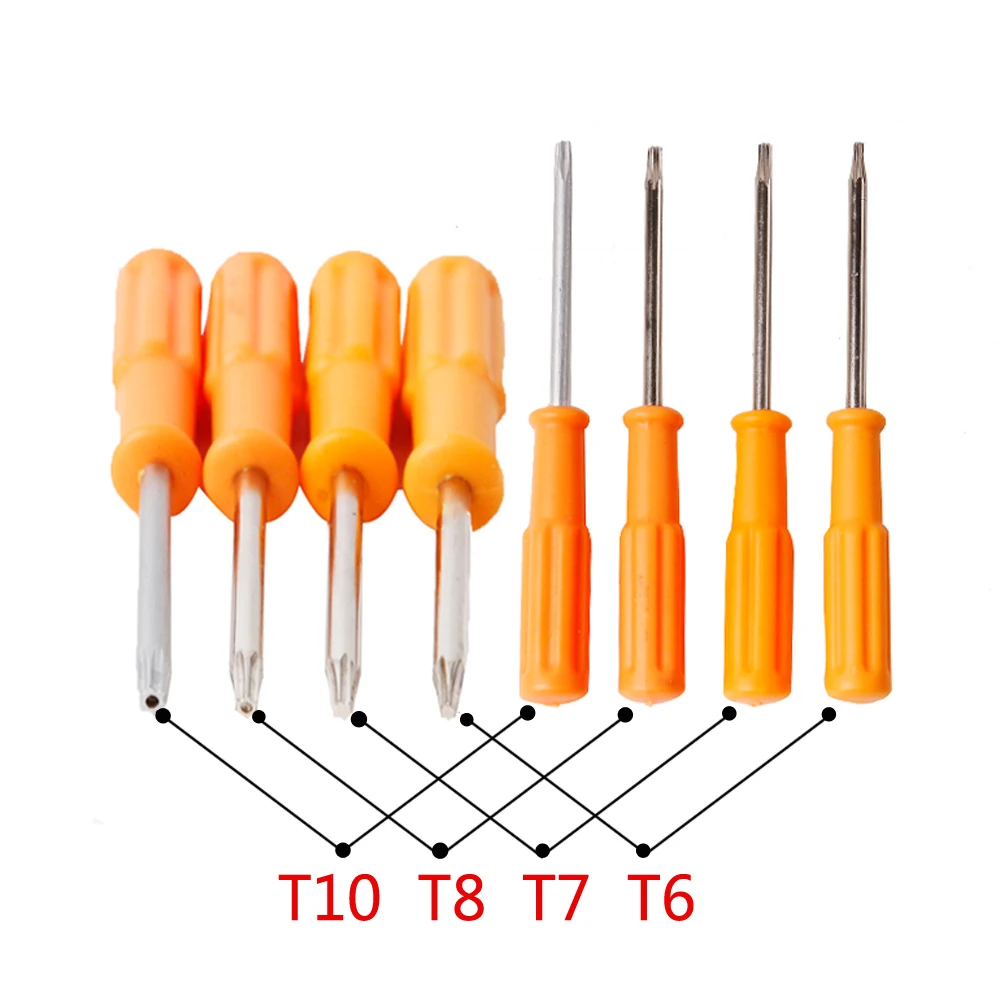 Security Screwdriver for Xbox 360/ PS3/ PS4 Tamperproof Hole Repairing Opening Tool Screw Driver Torx T8 T10
Security Screwdriver for Xbox 360/ PS3/ PS4 Tamperproof Hole Repairing Opening Tool Screw Driver Torx T8 T10