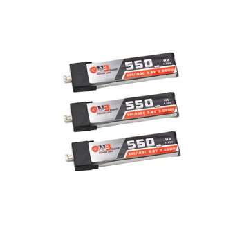 3PCS GAONENG 550MAH 3.8V HV LIPO BATTERY 1S 50C/100C PH2.0 FOR INDUCTRIX LDARC TINY 8X TINY7 B06 BetaFPV Beta75 FPV Racing Drone
3PCS GAONENG 550MAH 3.8V HV LIPO BATTERY 1S 50C/100C PH2.0 FOR INDUCTRIX LDARC TINY 8X TINY7 B06 BetaFPV Beta75 FPV Racing Drone