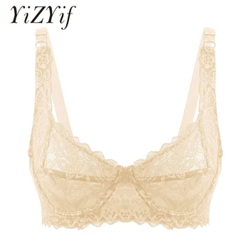 Womens Sexy Lace Bra Top Ultra-thin See Through Sheer Lace Lingerie Full Cup Unlined Underwire Bra Sexy Bras Women Lace Tops
Womens Sexy Lace Bra Top Ultra-thin See Through Sheer Lace Lingerie Full Cup Unlined Underwire Bra Sexy Bras Women Lace Tops