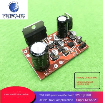 3pcs Power Amplification Module Tda7379 Amplifier Board + Ad828 Front-Level Amplifier Fever-Level Ad828 Effect Super NE5532 
3pcs Power Amplification Module Tda7379 Amplifier Board + Ad828 Front-Level Amplifier Fever-Level Ad828 Effect Super NE5532