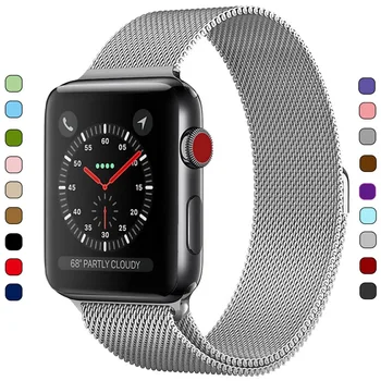 Strap Iwatch Loop Bracelet Stainless Steel band For Apple Watch series 1/2/3 42mm 38mm Bracelet strap for iwatch 4 5 40mm 44mm
Strap Iwatch Loop Bracelet Stainless Steel band For Apple Watch series 1/2/3 42mm 38mm Bracelet strap for iwatch 4 5 40mm 44mm