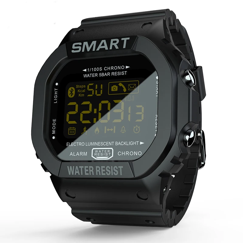 Смарт-часы MK22 для мужчин и женщин фитнес-трекер шагомер напоминания цифровые
