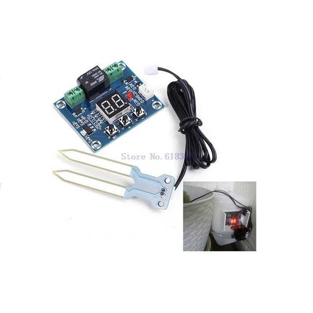 A7-- XH-M214 Humidity Controller Soil Sensor Module 20-99%RH Automatic Control Irrigation Computer System Red Digital Display
A7-- XH-M214 Humidity Controller Soil Sensor Module 20-99%RH Automatic Control Irrigation Computer System Red Digital Display