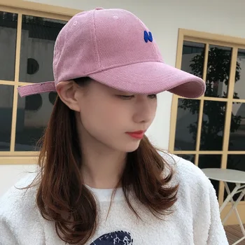 Spring Autumn Corduroy Baseball Cap Female Simple Letter Baseball Cap Three-dimensional Embroidered Snapback Cap
Spring Autumn Corduroy Baseball Cap Female Simple Letter Baseball Cap Three-dimensional Embroidered Snapback Cap