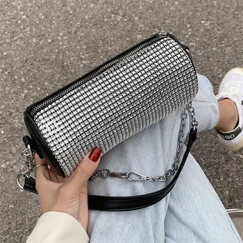 Summer Fashion Diamond Barrel Bags For Women 2020 New Chain Crossbody Bag Female Designer Luxury Handbag Sac Femme Shoulder Bag
Summer Fashion Diamond Barrel Bags For Women 2020 New Chain Crossbody Bag Female Designer Luxury Handbag Sac Femme Shoulder Bag