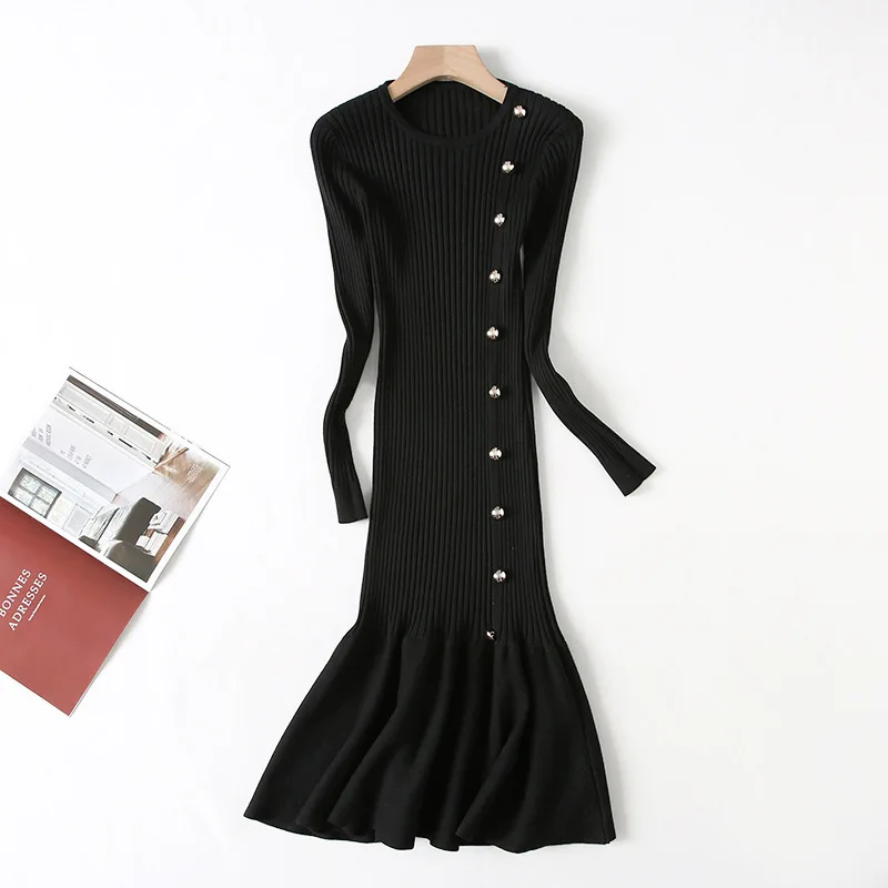 A Generation of Autumn And Winter Korean-style Buckle Mid-length over-the-Knee Tight-Fit Fishtail Jersey Dress Base Skirt Entity
A Generation of Autumn And Winter Korean-style Buckle Mid-length over-the-Knee Tight-Fit Fishtail Jersey Dress Base Skirt Entity