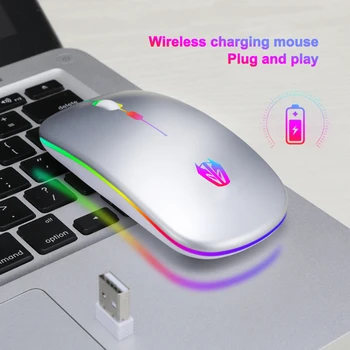 A5 Wireless Mouse 2.4G Receiver 1600DPI Silent Mouse Rechargeable Colorful Backlit Mice For Laptop PC Sound Silent Mouse
A5 Wireless Mouse 2.4G Receiver 1600DPI Silent Mouse Rechargeable Colorful Backlit Mice For Laptop PC Sound Silent Mouse