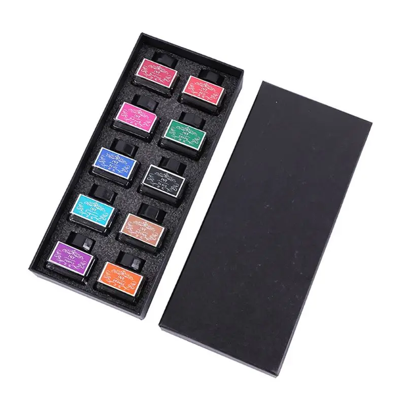 10 Bottles Colorful 15ml Refill Ink for Refilling Inks Dip Pen Stationery School
10 Bottles Colorful 15ml Refill Ink for Refilling Inks Dip Pen Stationery School