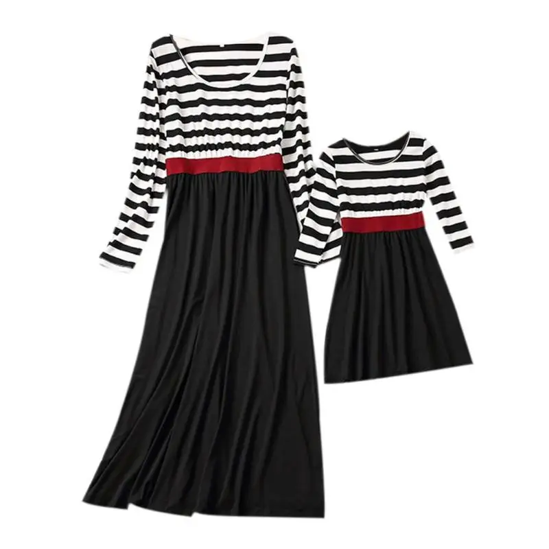 2019 New Arrival Parent-Child Autumn Girl Kids Long-Sleeves Women Stripe Princess Dress Mother&Daughter Stripe Dress
2019 New Arrival Parent-Child Autumn Girl Kids Long-Sleeves Women Stripe Princess Dress Mother&Daughter Stripe Dress