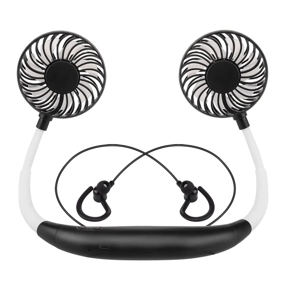Neck Fan USB Rechargeable With 7 Color LED Mini Neckband Mini Fan Wireless Earphones With Mic For All Phones
Neck Fan USB Rechargeable With 7 Color LED Mini Neckband Mini Fan Wireless Earphones With Mic For All Phones