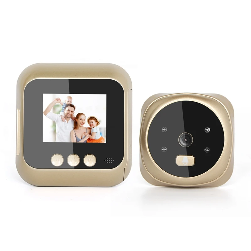 2.4-Inch High-Definition Screen Display Home Smart Video Doorbell Automatic Photo Recording Night Vision
2.4-Inch High-Definition Screen Display Home Smart Video Doorbell Automatic Photo Recording Night Vision