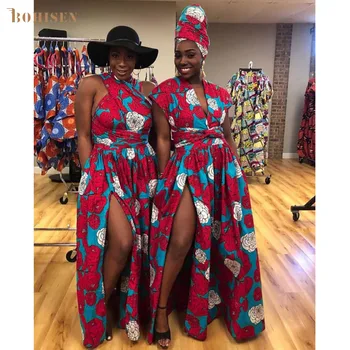 BOHISEN Dashiki African Dresses For Women Bazin Ankara Dresses Skirts Sleeveless Plus Size Riche Afriacn Print Clothes For Women
BOHISEN Dashiki African Dresses For Women Bazin Ankara Dresses Skirts Sleeveless Plus Size Riche Afriacn Print Clothes For Women