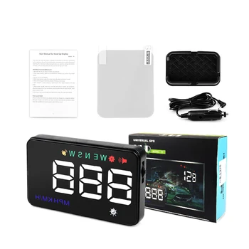 A5 Universal Car HUD GPS Speedometer Speed Head Up Display Digital Over Speed Alert Windshield Projetor Auto Navigation
A5 Universal Car HUD GPS Speedometer Speed Head Up Display Digital Over Speed Alert Windshield Projetor Auto Navigation