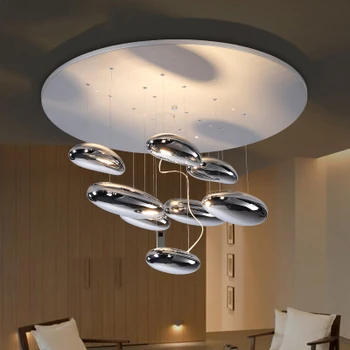 Modern Mobile Mercury Pendant Lights 110-240V Silver Hanging Lamp LED Bulbs Home Decorate Hanglamp For Parlor Pendant Lamp
Modern Mobile Mercury Pendant Lights 110-240V Silver Hanging Lamp LED Bulbs Home Decorate Hanglamp For Parlor Pendant Lamp