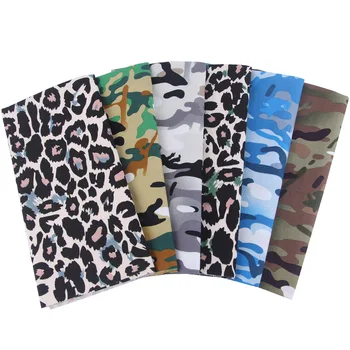 6pcs/Lot,48x48cm Camouflage Leopard Print Series Cotton Fabric,Sewing Quilting Fabrics Bundle,DIY Patchwork Handmade Cloth
6pcs/Lot,48x48cm Camouflage Leopard Print Series Cotton Fabric,Sewing Quilting Fabrics Bundle,DIY Patchwork Handmade Cloth