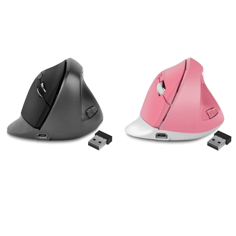 Ergonomic Wireless Mouse 1600DPI USB Rechargeable 2.4GHz Optical Vertical Mice 63HD
Ergonomic Wireless Mouse 1600DPI USB Rechargeable 2.4GHz Optical Vertical Mice 63HD