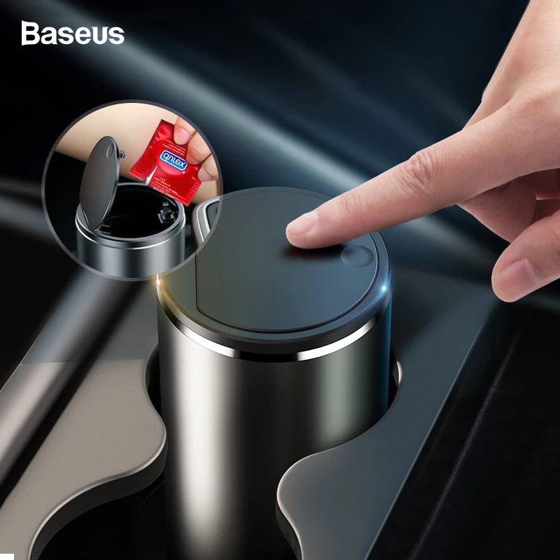 Baseus Car Trash Bin Alloy Garbage Can For Car Dustbin Waste Rubbish Basket Bin Organizer Storage Holder Bag Auto Accessories
Baseus Car Trash Bin Alloy Garbage Can For Car Dustbin Waste Rubbish Basket Bin Organizer Storage Holder Bag Auto Accessories
