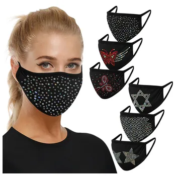 1PC Reusable Adult Face Mask Crystal Sequin Printed Washable Masks For Man And Women mascarillas lavables mask for face fashion
1PC Reusable Adult Face Mask Crystal Sequin Printed Washable Masks For Man And Women mascarillas lavables mask for face fashion