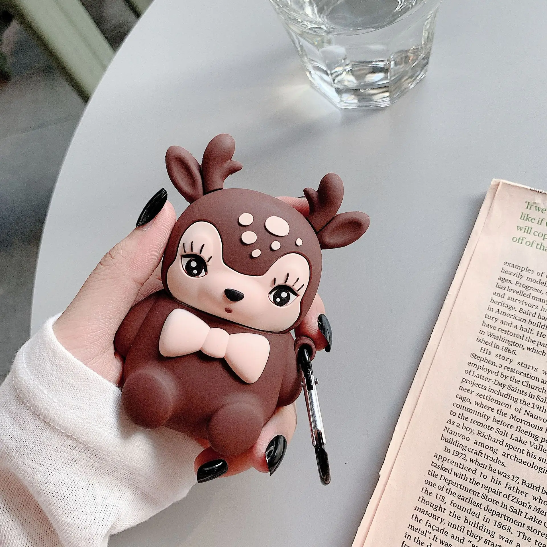 For Apple AirPods 1/2 Wireless Bluetooth Earphone Protective Case Headset Cover 3D Cartoon Cute Elk Moose Airpods Accessories
For Apple AirPods 1/2 Wireless Bluetooth Earphone Protective Case Headset Cover 3D Cartoon Cute Elk Moose Airpods Accessories
