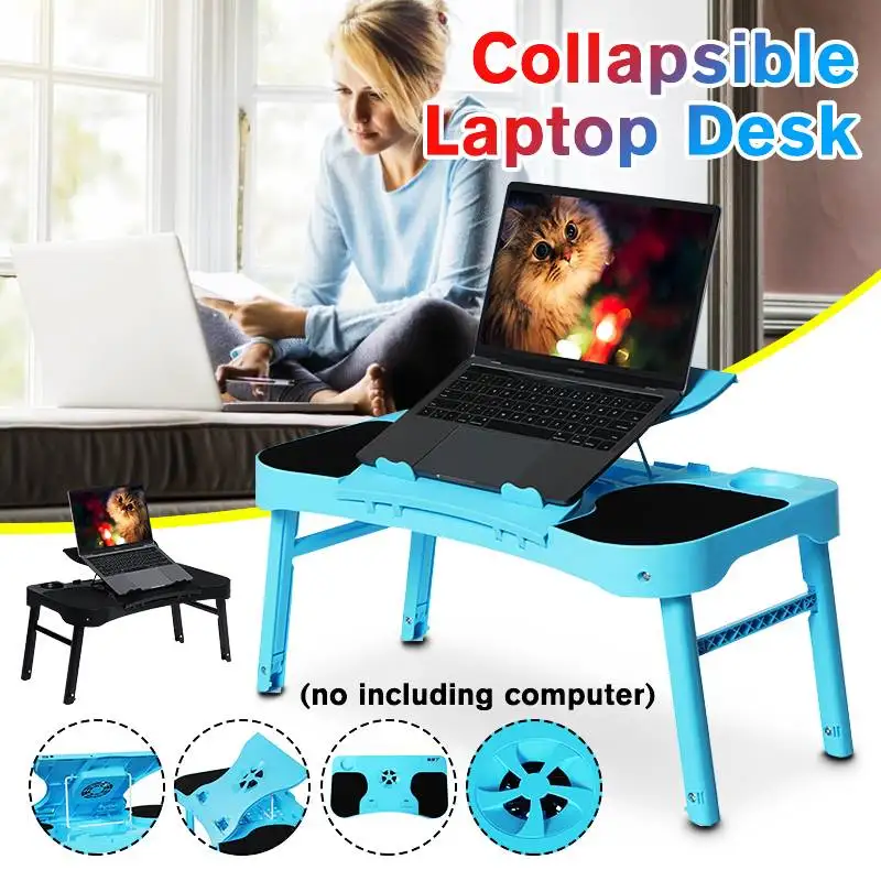 INSMA Collapsible Laptop Desk Folding Study Table Bed Desk with Mouse Pad and USB Cooling Fan
INSMA Collapsible Laptop Desk Folding Study Table Bed Desk with Mouse Pad and USB Cooling Fan