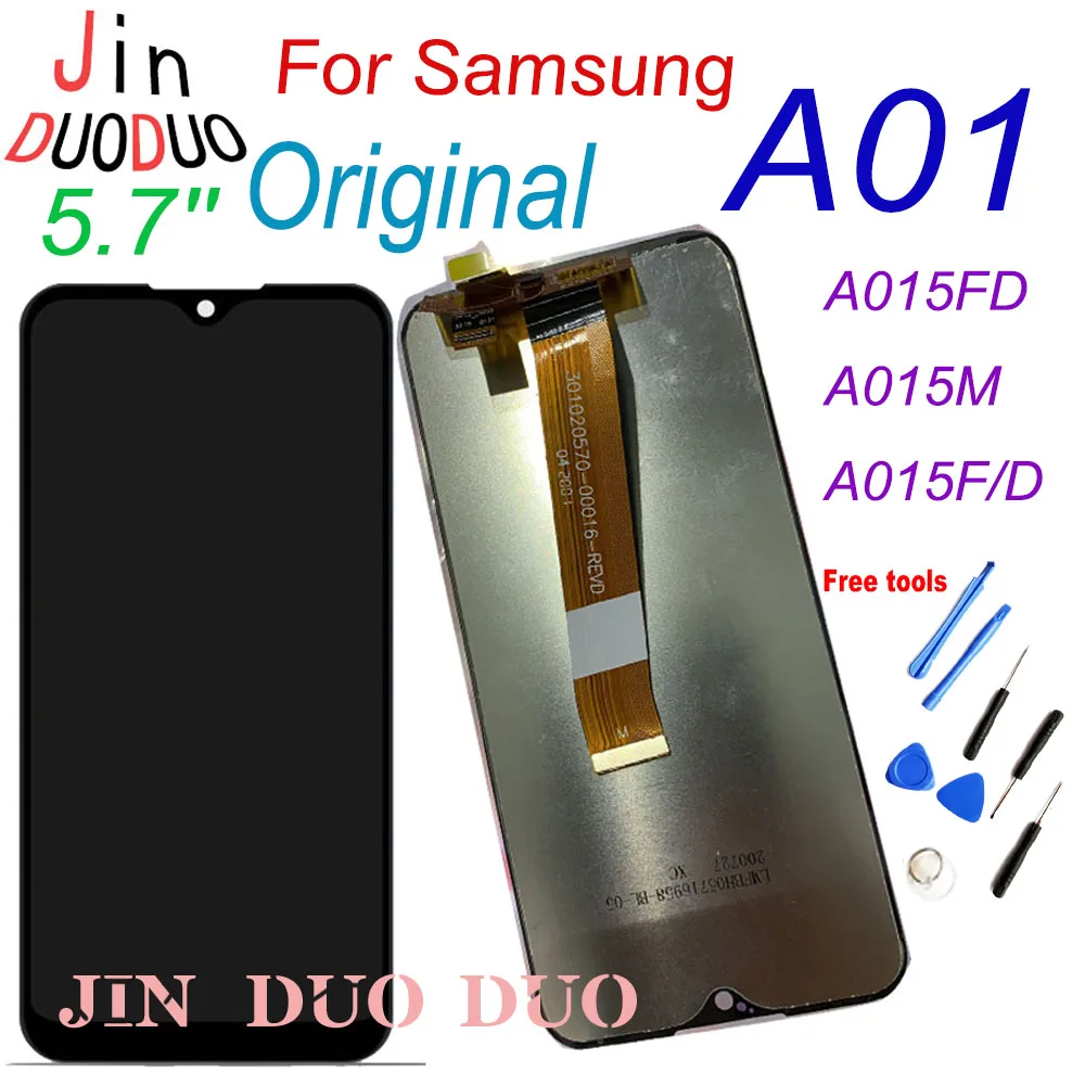 5.7"Original For Samsung Galaxy A01 LCD Display Touch Screen Digitizer For Samsung A01 LCD with Frame SM-A015F/DS A015M A015G
5.7"Original For Samsung Galaxy A01 LCD Display Touch Screen Digitizer For Samsung A01 LCD with Frame SM-A015F/DS A015M A015G