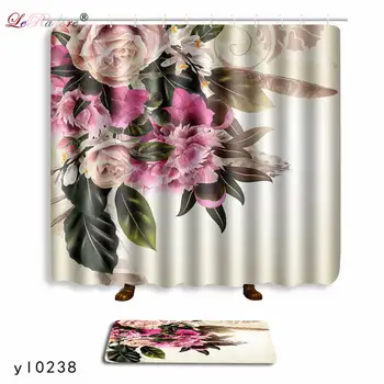 LeRadore 2018 New Bathroom Curtain Floral Printing Shower Curtains and Non-slip Bath Mat Set for Doormat Free Shipping
LeRadore 2018 New Bathroom Curtain Floral Printing Shower Curtains and Non-slip Bath Mat Set for Doormat Free Shipping